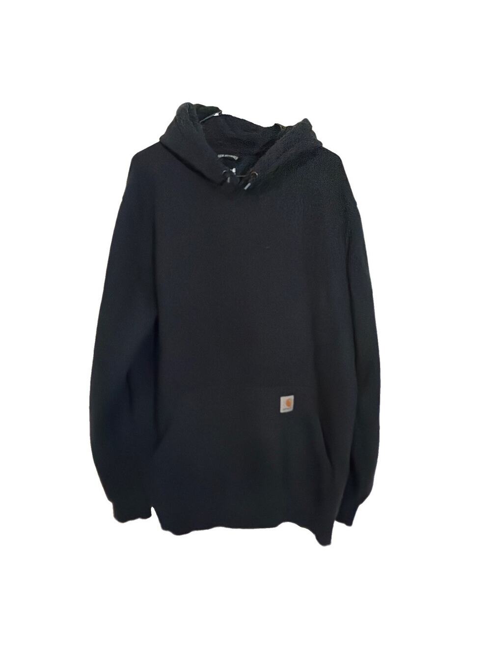 Carhartt Rain Defender Hoodie Mens L Tall Black Loose Fit Water Repellent
